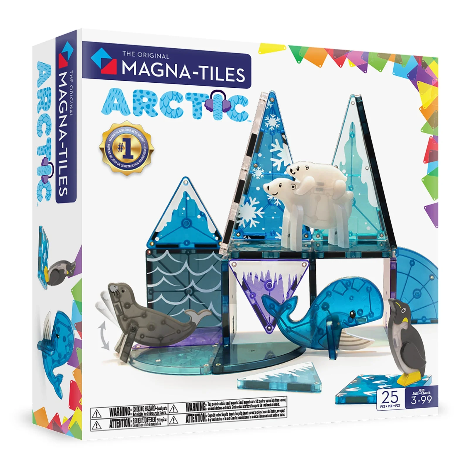 MAGNA-TILES Arctic™ 25 Piece Set — manufacturer product photo