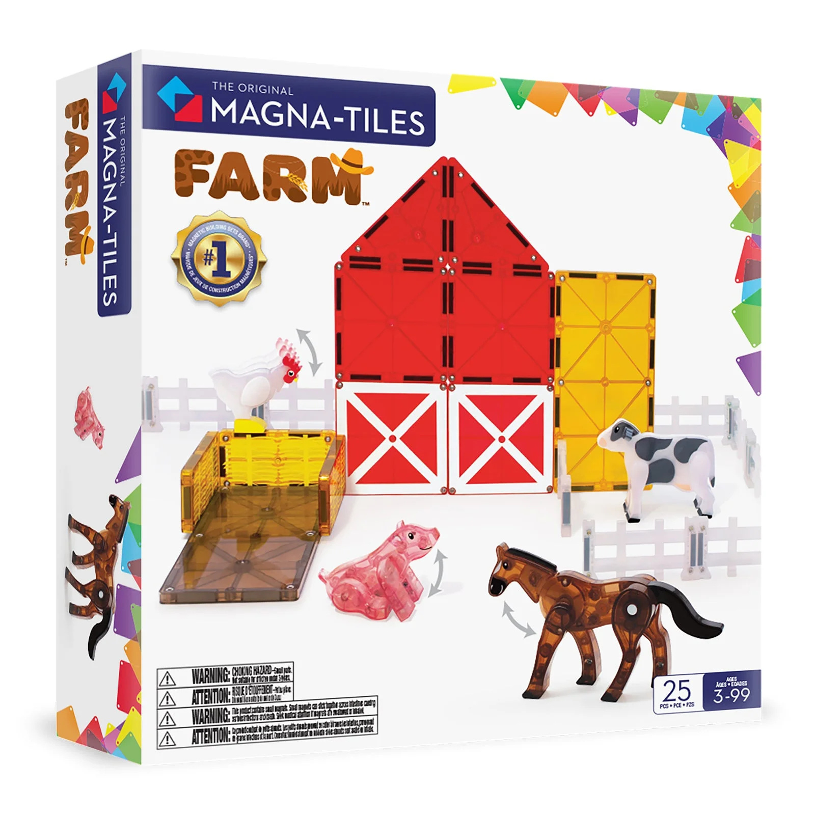 MAGNA-TILES Farm™ 25 Piece Set — manufacturer product photo