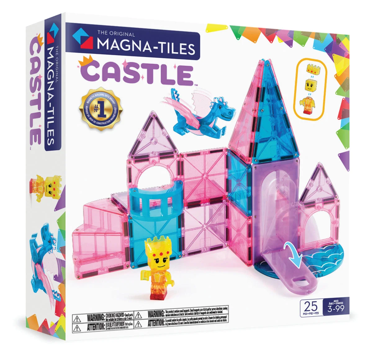 MAGNA-TILES Castle™ 25 Piece Set — manufacturer product photo