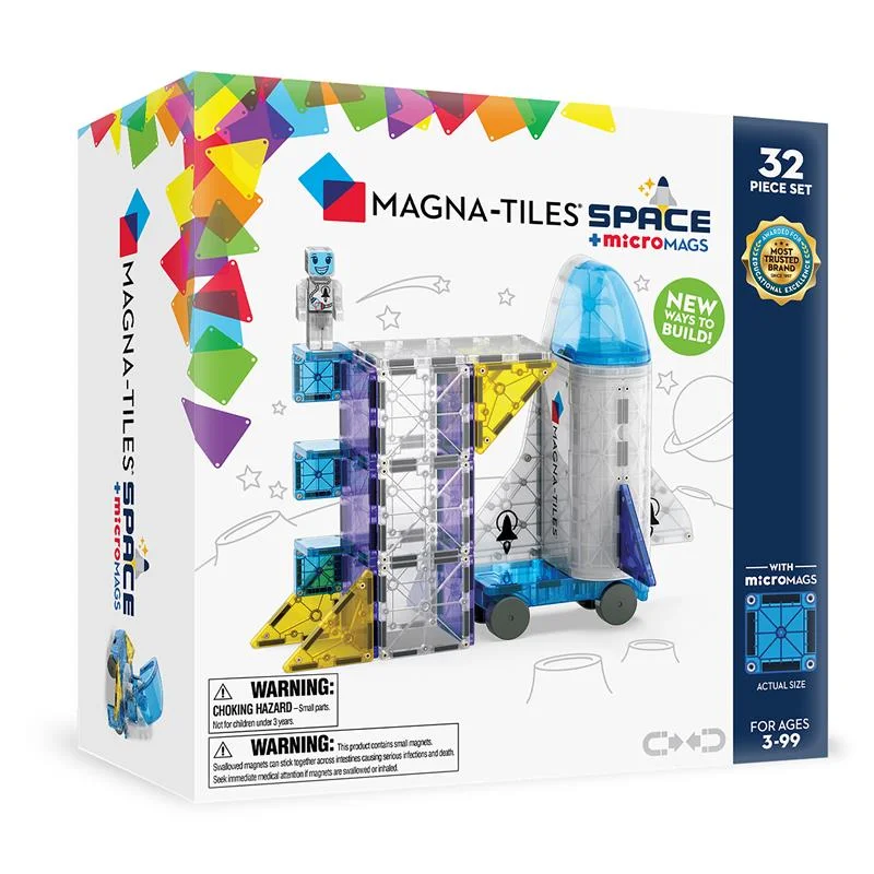 MAGNA-TILES Space™ 32 Piece Set — manufacturer product photo