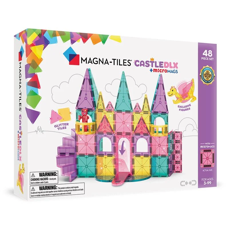 MAGNA-TILES Castle Deluxe™ 48 Piece Set — manufacturer product photo