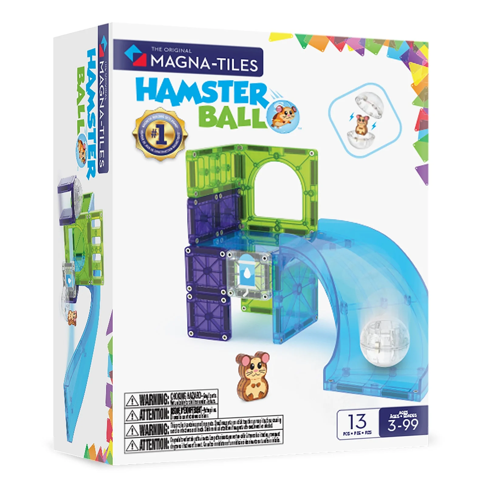MAGNA-TILES Hamster Ball™ 13 Piece Set — manufacturer product photo