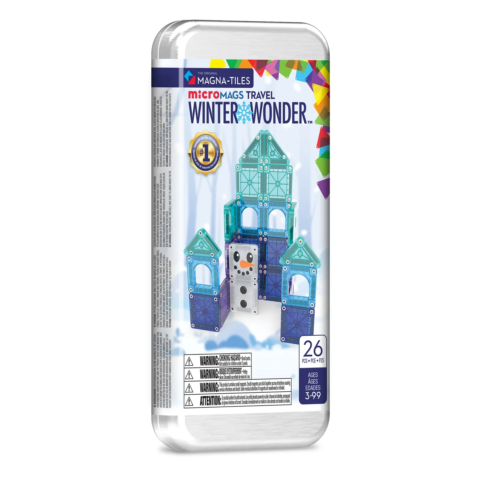 MAGNA-TILES microMAGS Winter Wonder Travel Set β manufacturer product photo
