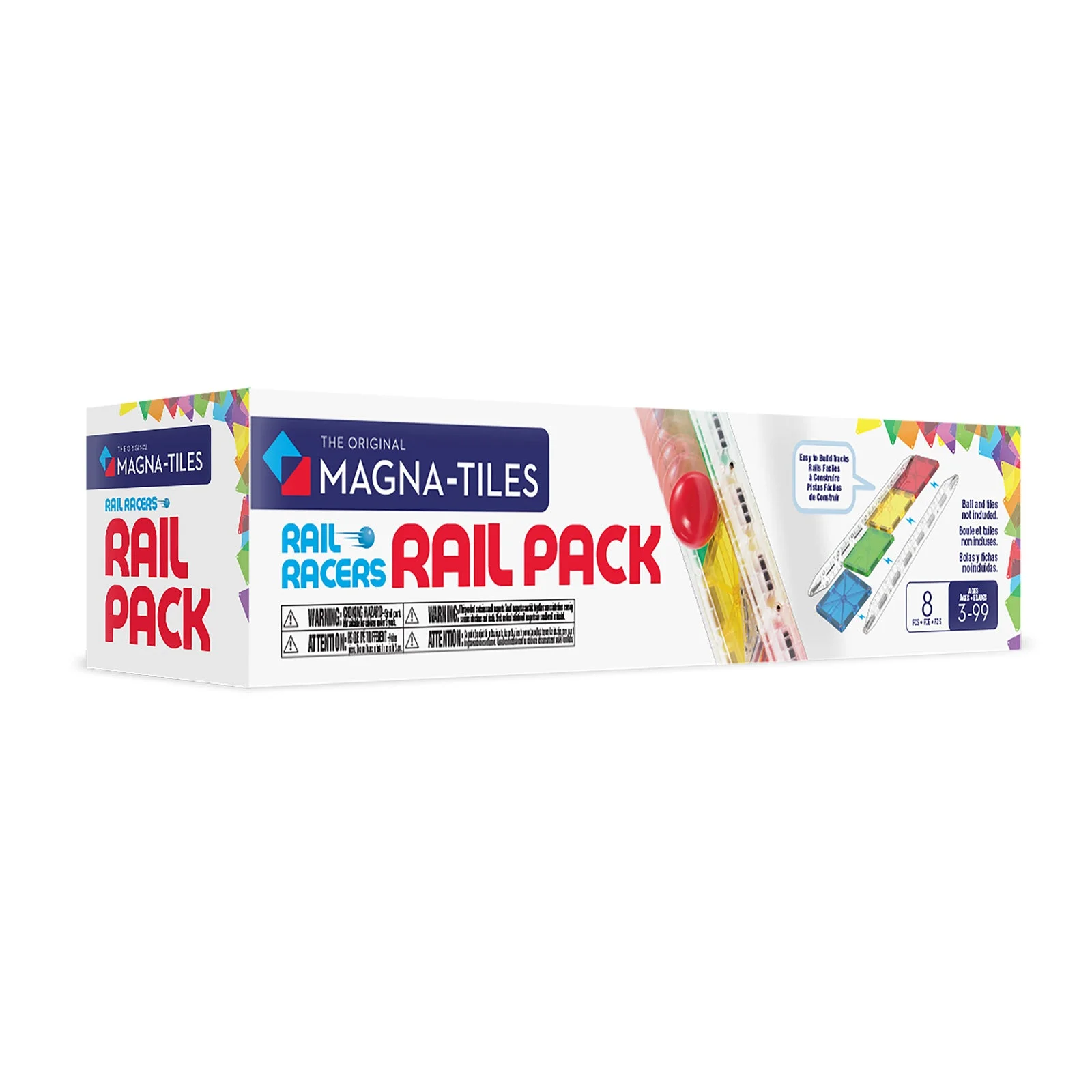MAGNA-TILES Rail Racers Rail Pack β manufacturer product photo