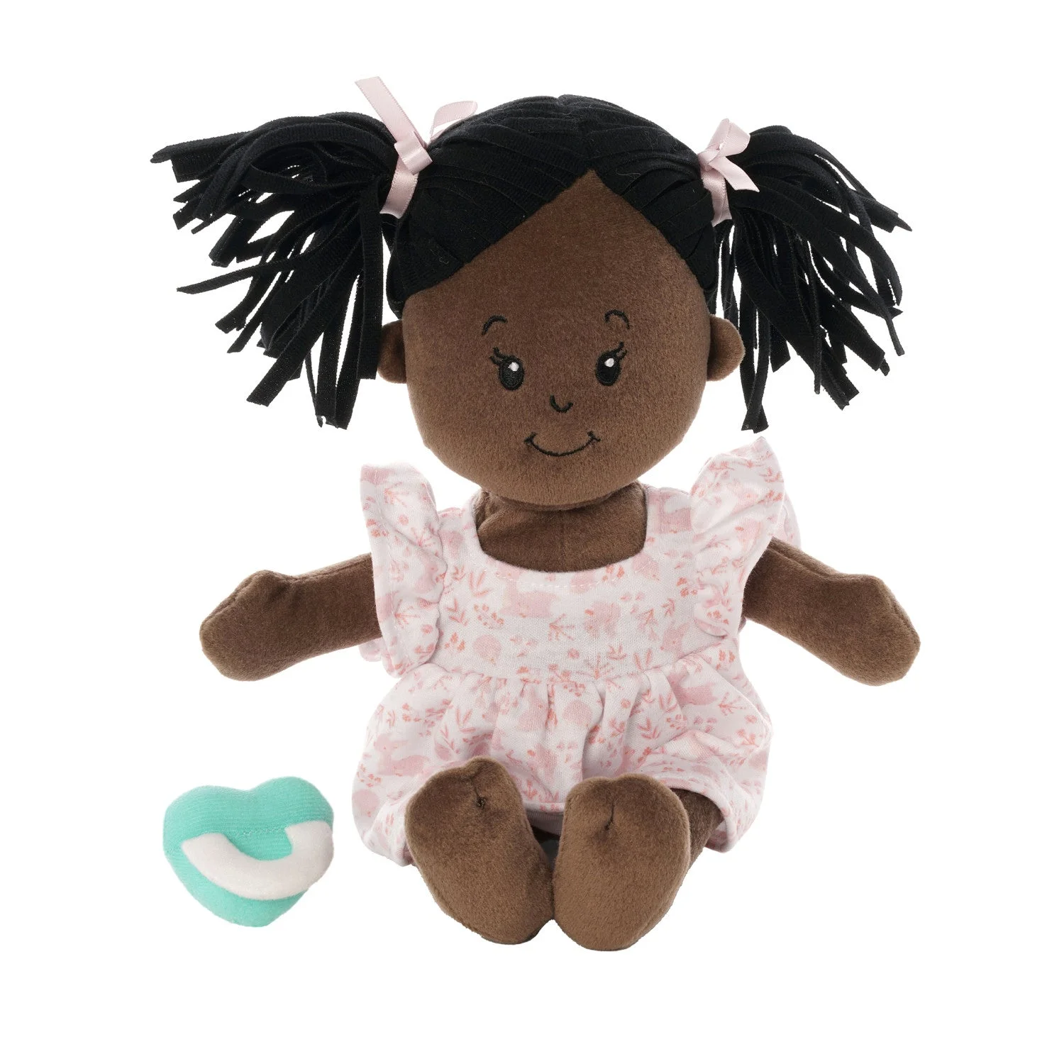 Manhattan Toy Love, Stella Brown Doll with Black Pigtails β manufacturer product photo
