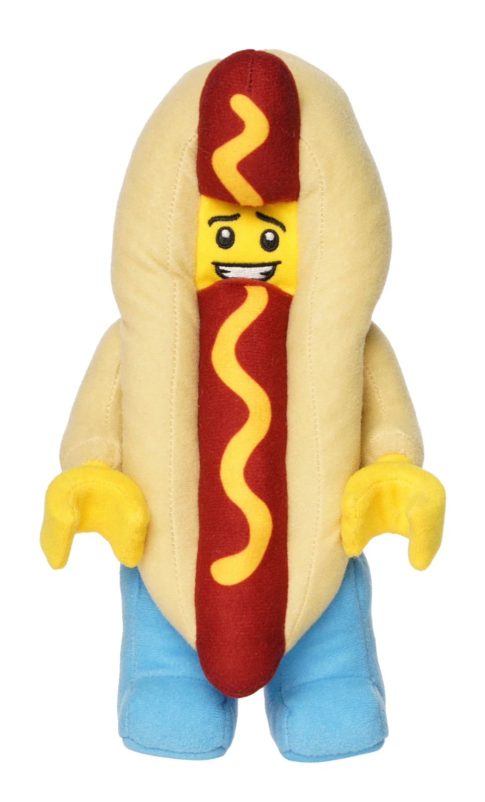 Manhattan Toy LEGO® Hot Dog Guy Plush Minifigure Small — manufacturer product photo