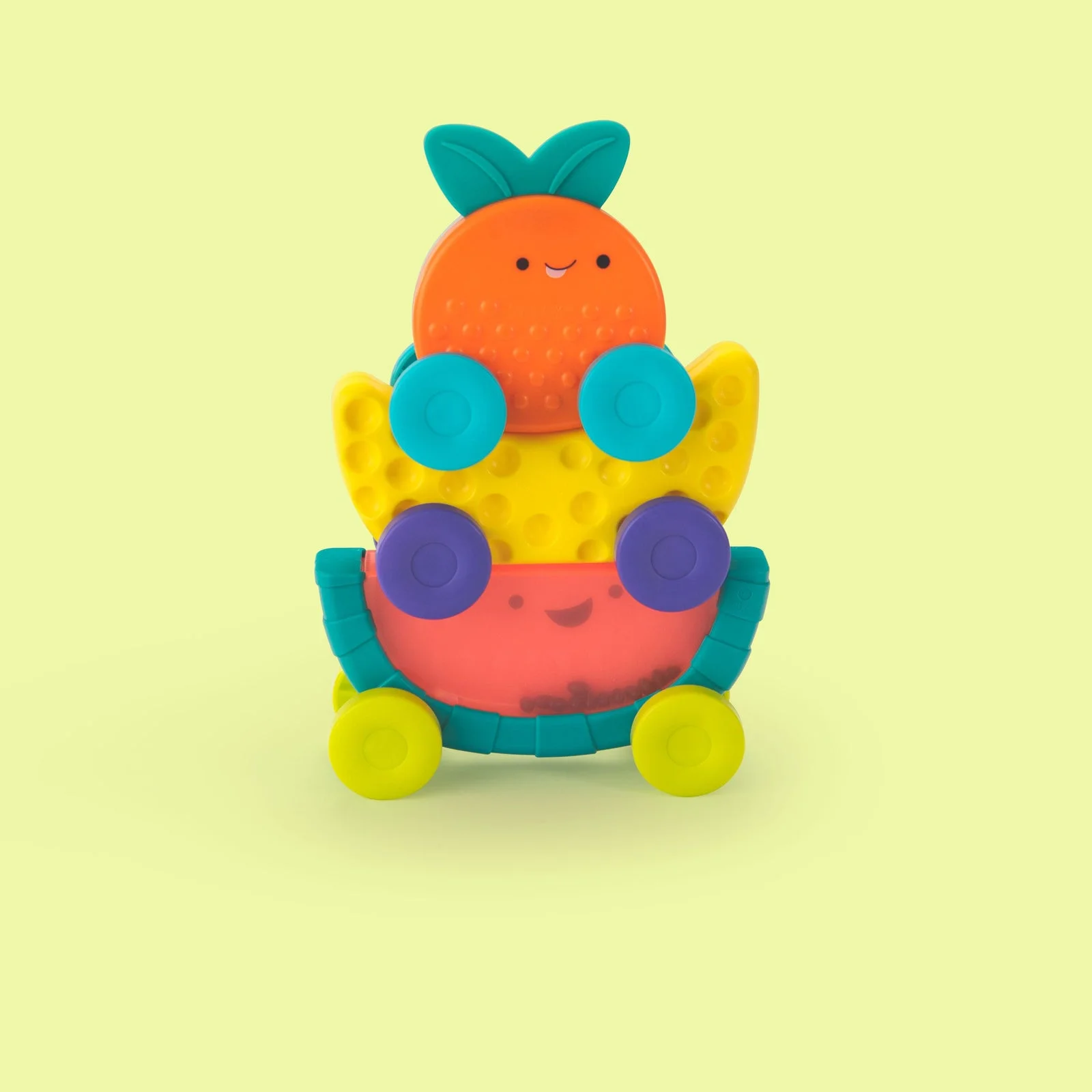 Manhattan Toy Sassy Stacking Fruit Action Cars — manufacturer product photo