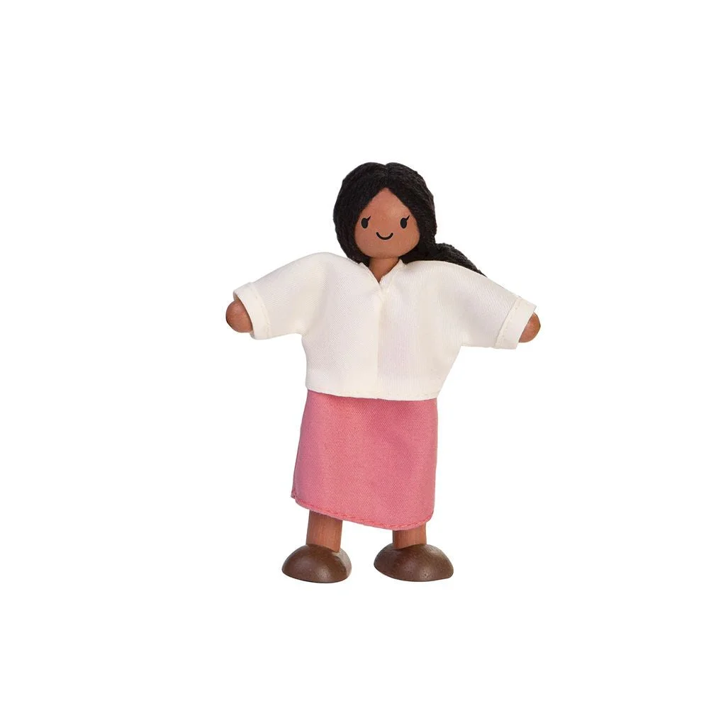 PlanToys Mom Dollhouse Figure - Medium Skin Tone β manufacturer product photo