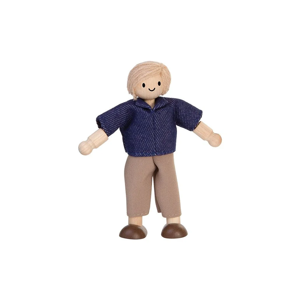 PlanToys Dad Dollhouse Figure - Fair Skin Tone β manufacturer product photo