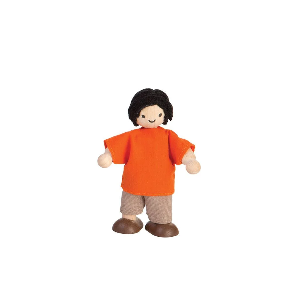 PlanToys Boy Dollhouse Figure - Fair Skin Tone — manufacturer product photo