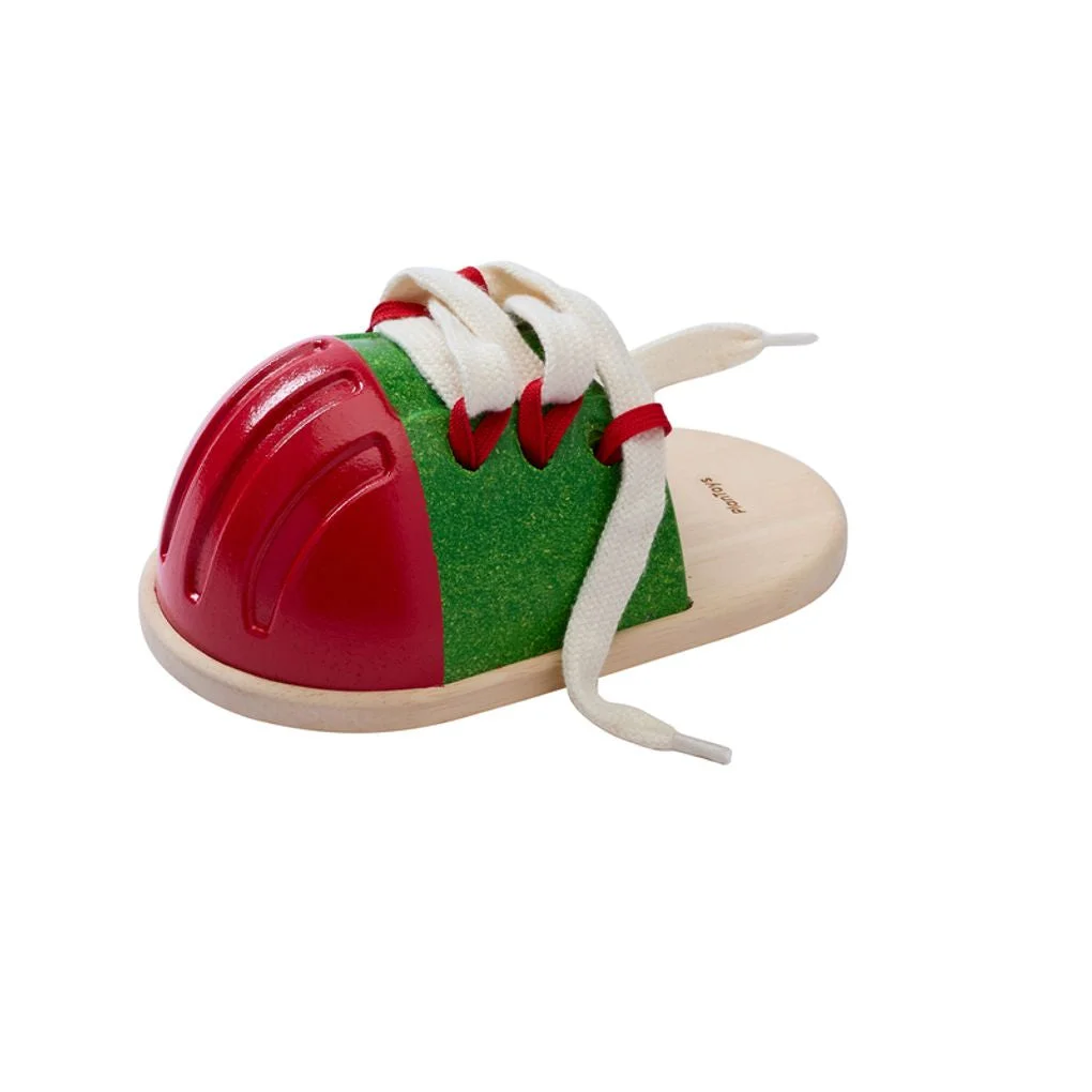 PlanToys Life-Size Tie-Up Shoe — manufacturer product photo