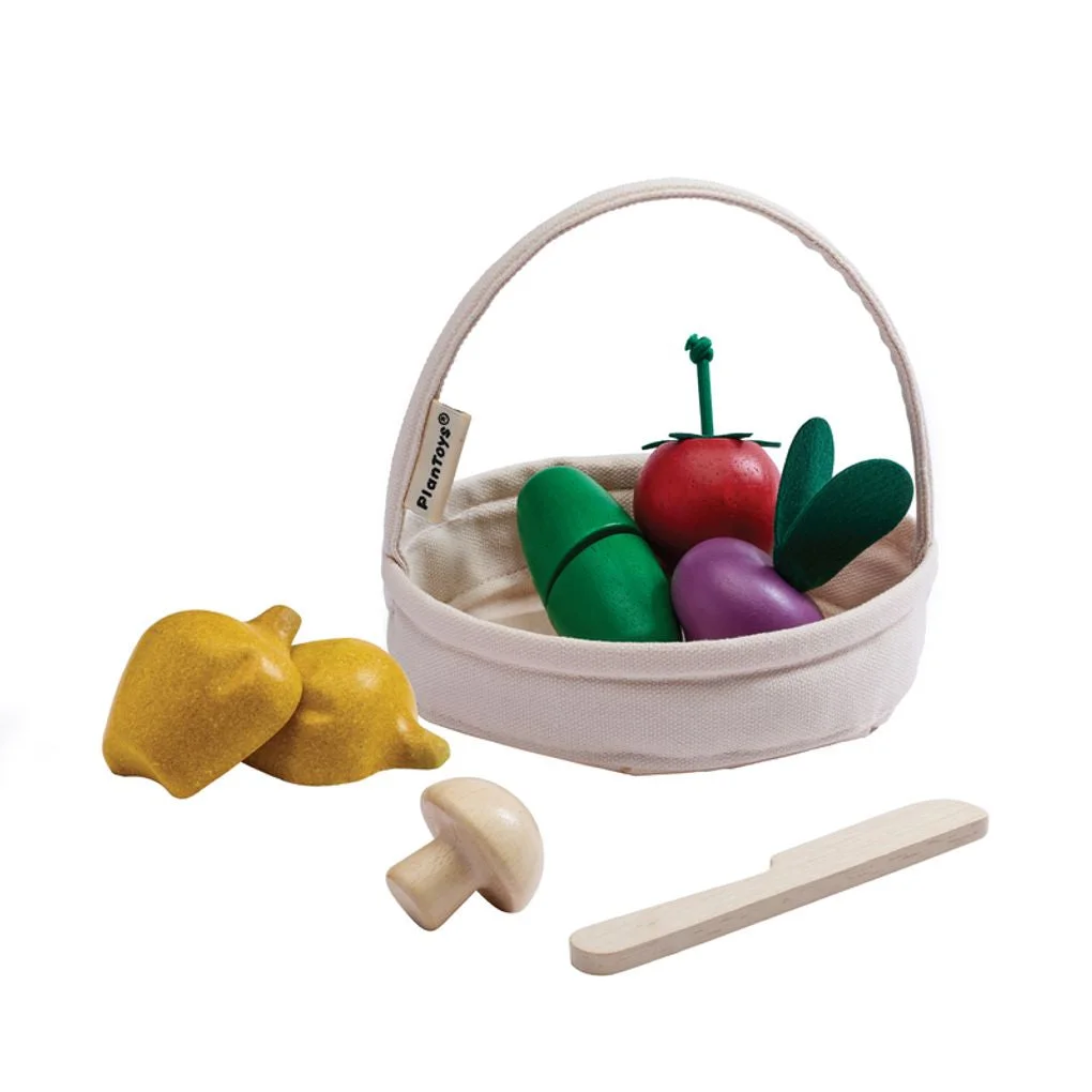 PlanToys Rainbow Veggie Basket β manufacturer product photo
