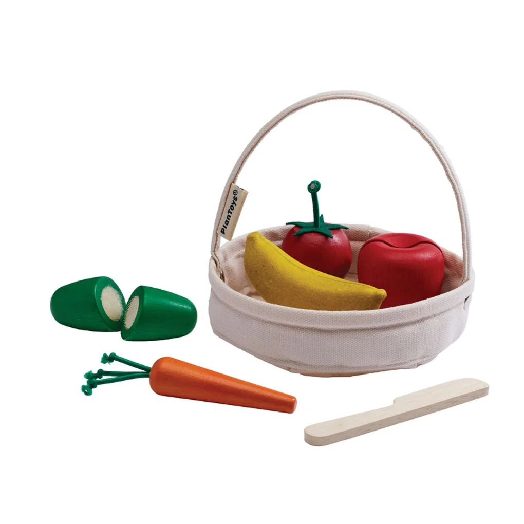 PlanToys Farmers Market Mix Basket β manufacturer product photo