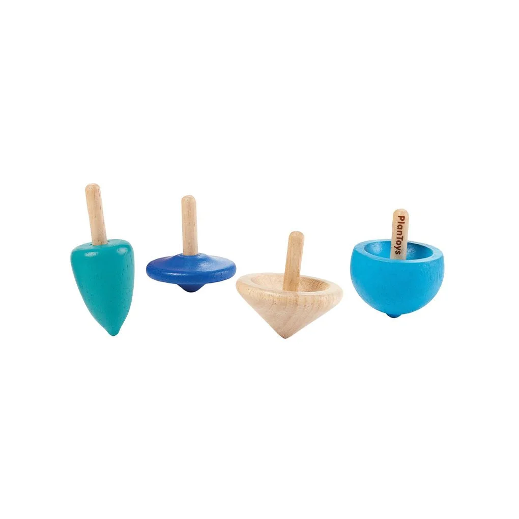 PlanToys Mini Spinning Tops β manufacturer product photo