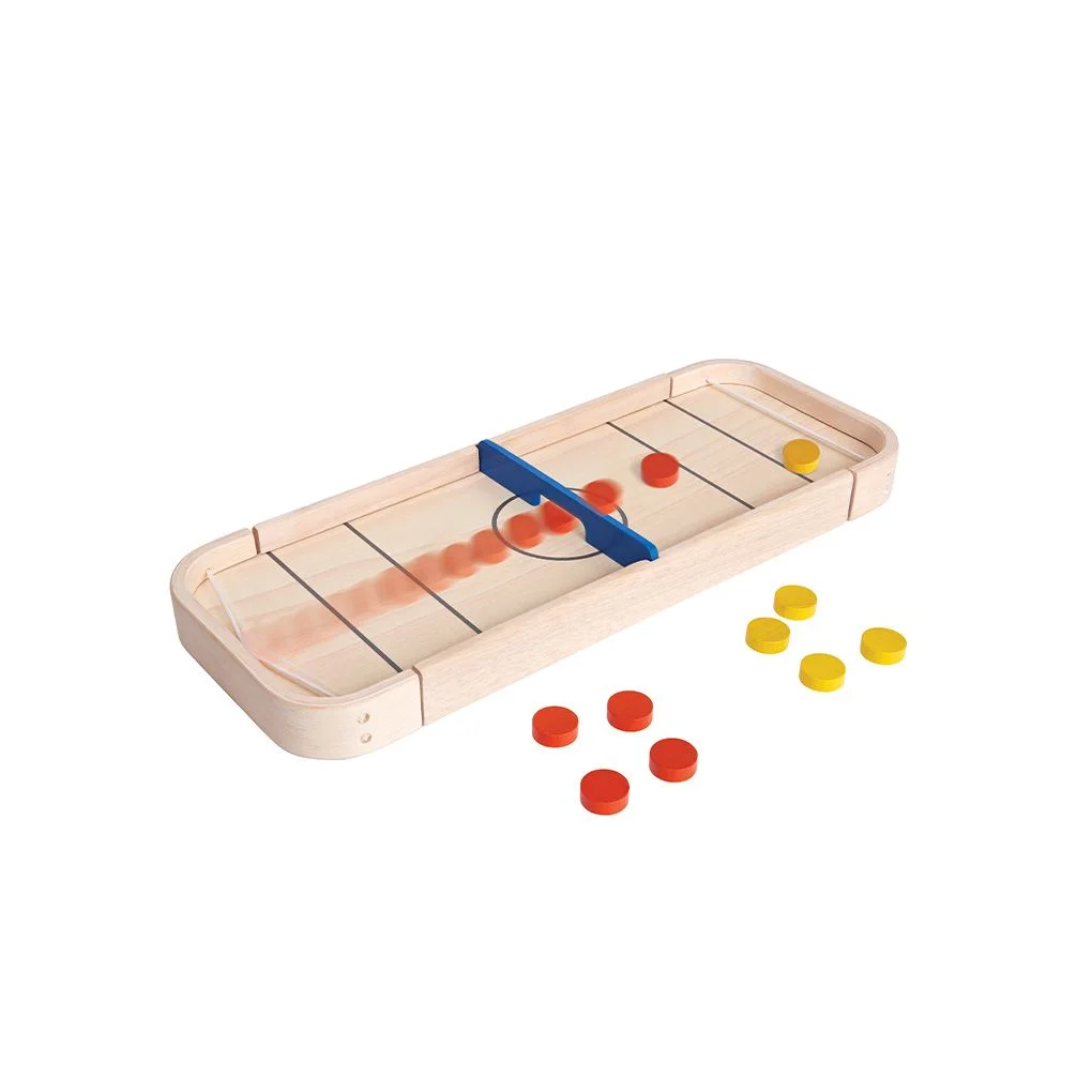 PlanToys 2-In-1 Shuffleboard Game — manufacturer product photo