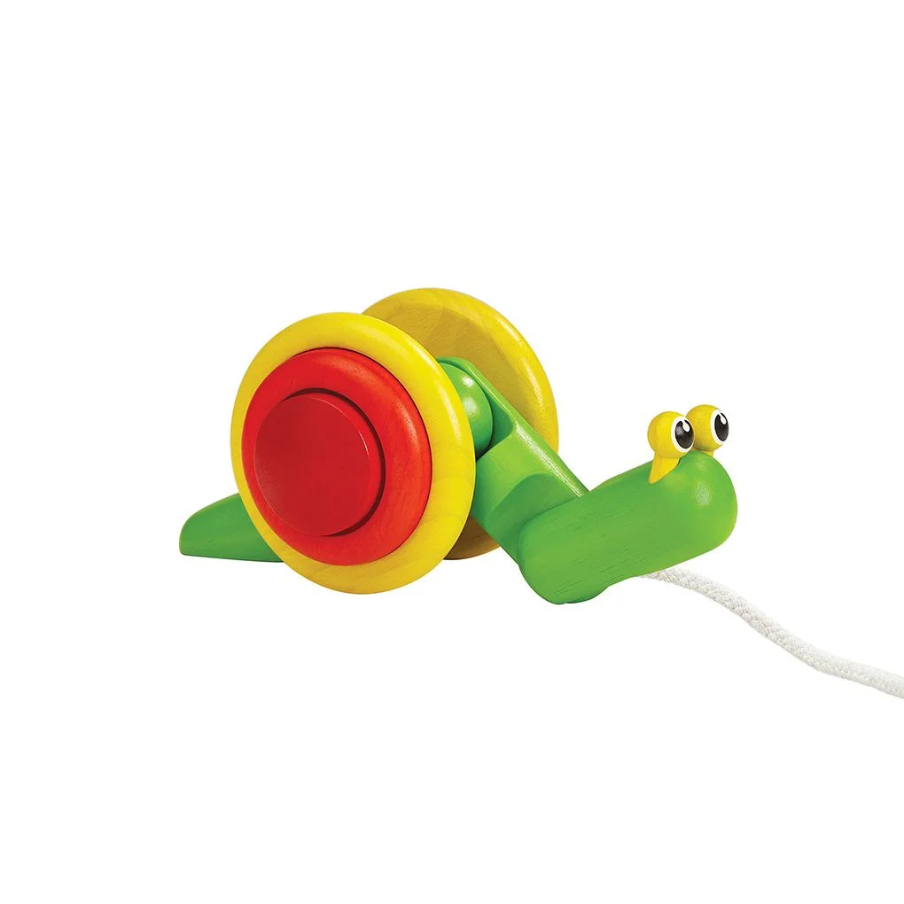 PlanToys Pull Along Snail — manufacturer product photo