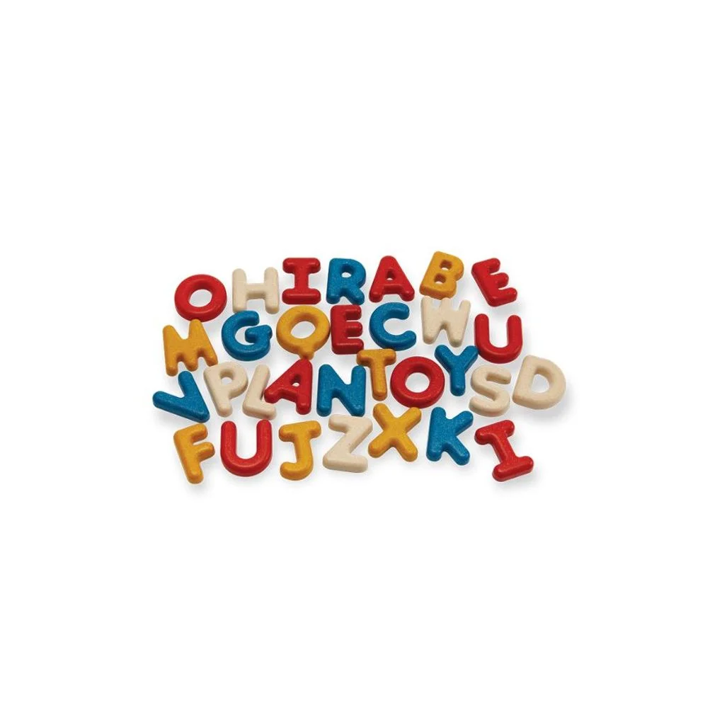 PlanToys Upper Case Alphabet — manufacturer product photo