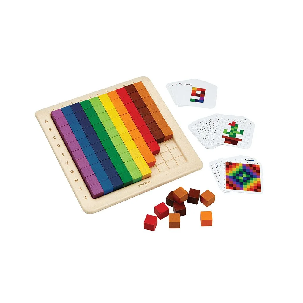 PlanToys 100 Counting Cubes - Unit Plus β manufacturer product photo