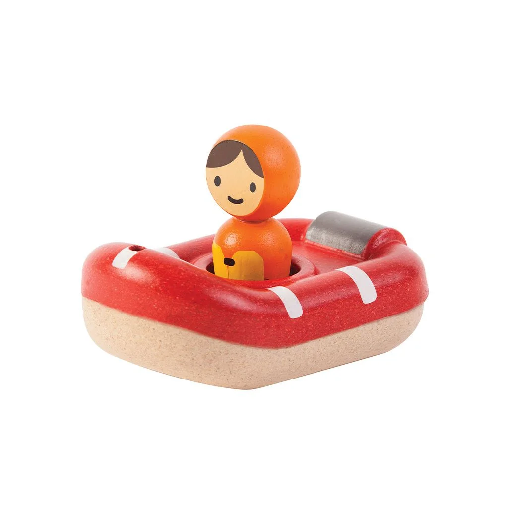 PlanToys Coast Guard Boat — manufacturer product photo