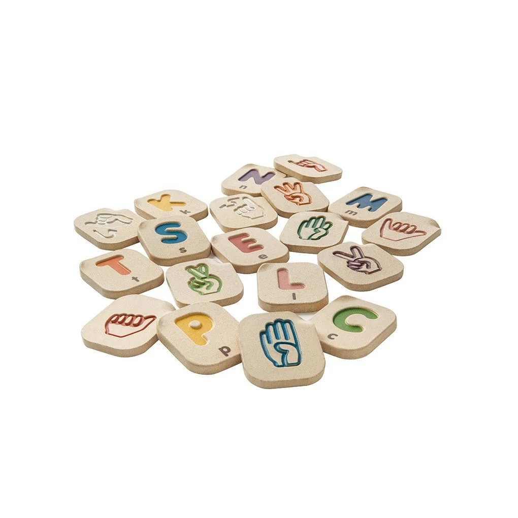 PlanToys Hand Sign Alphabet A-Z — manufacturer product photo