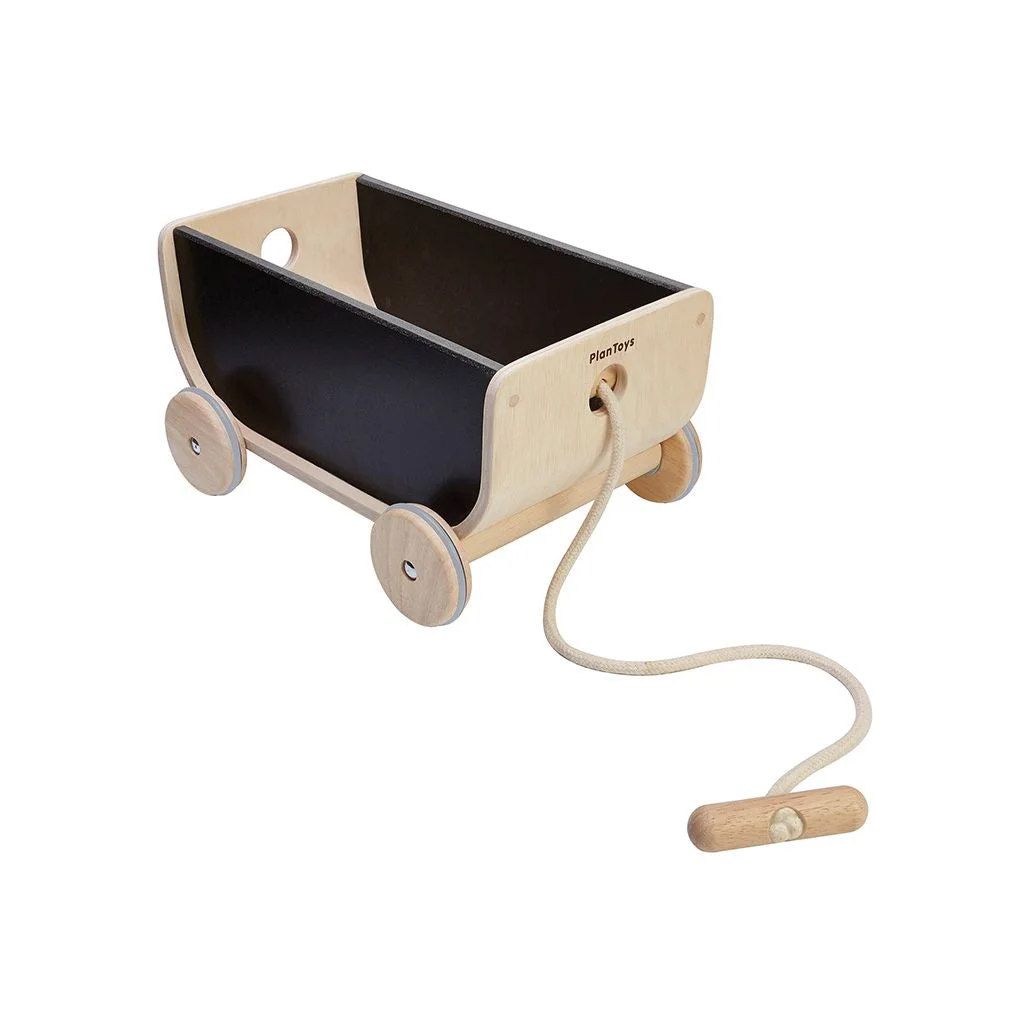 PlanToys Wagon - Black β manufacturer product photo