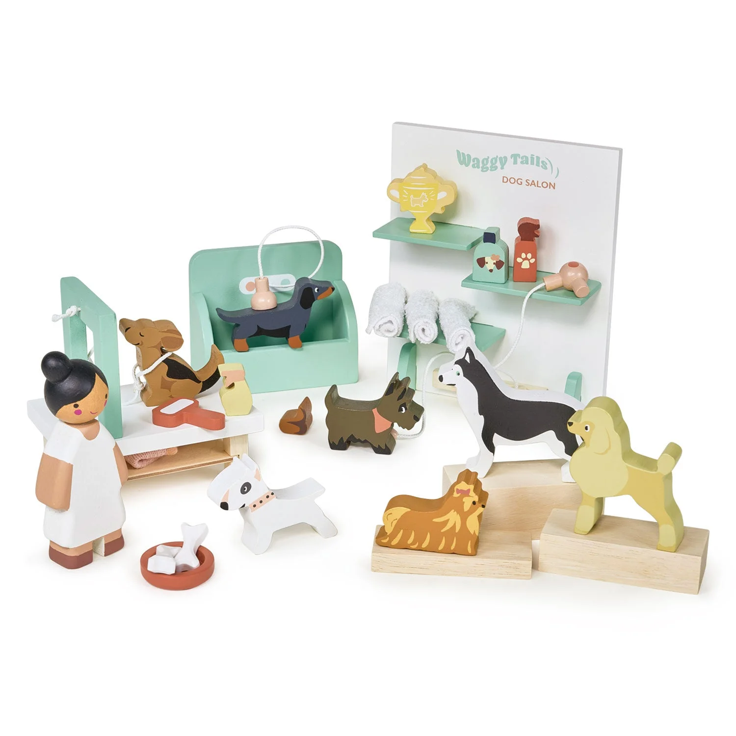 Tender Leaf Toys Waggy Tails Dog Salon β manufacturer product photo