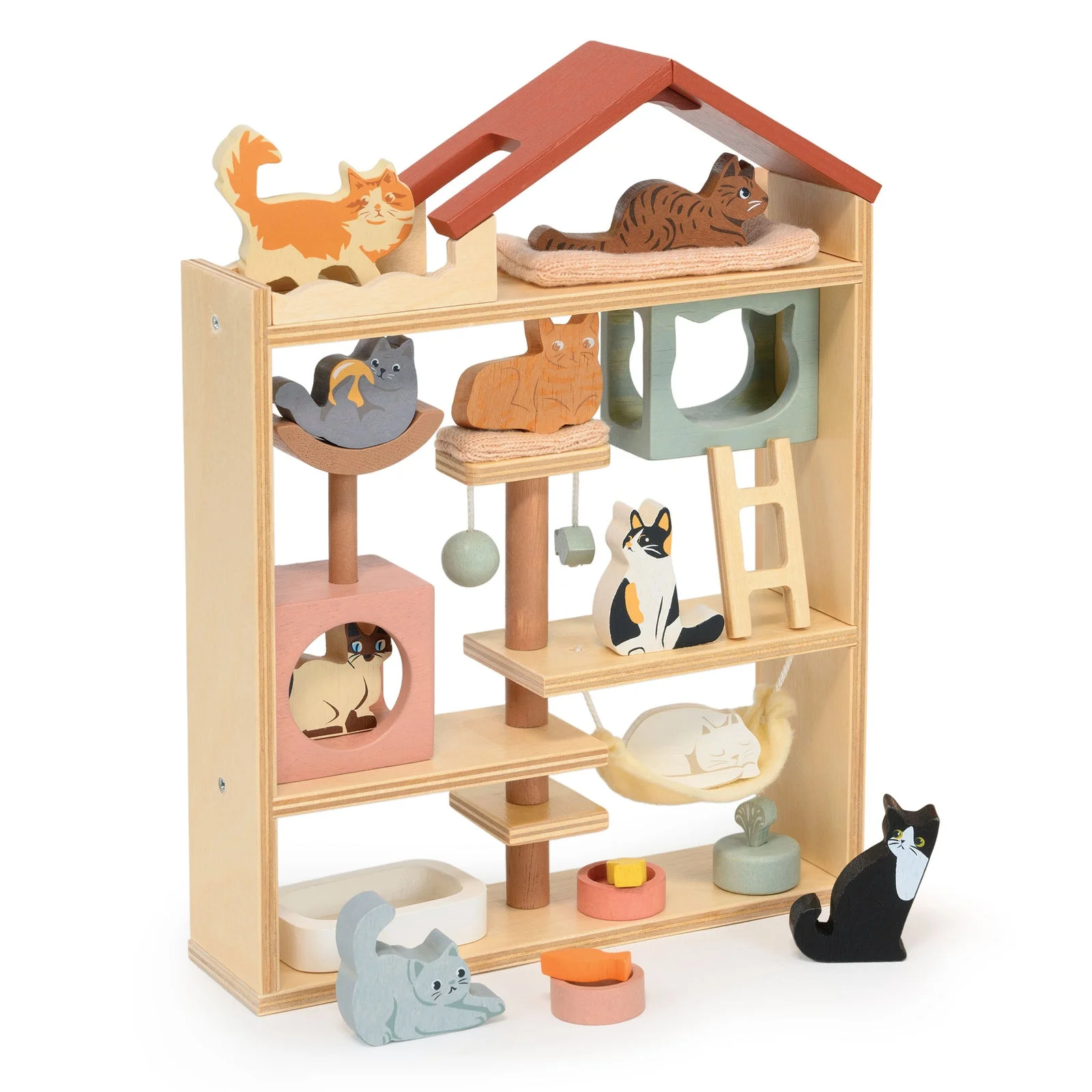 Tender Leaf Toys Purrfect Stay Cat Hotel β manufacturer product photo