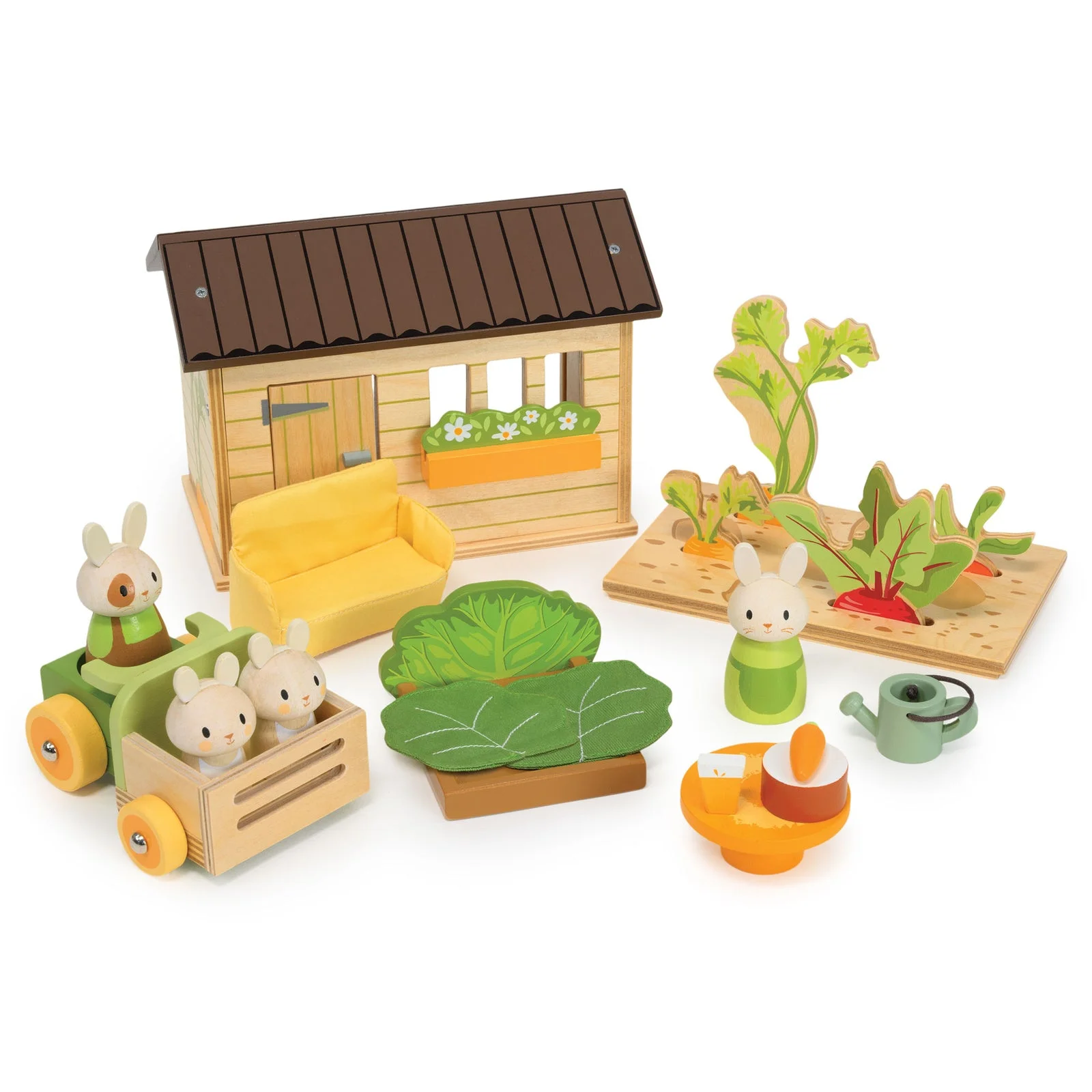 Tender Leaf Toys Bunny's Carrot Patch — manufacturer product photo