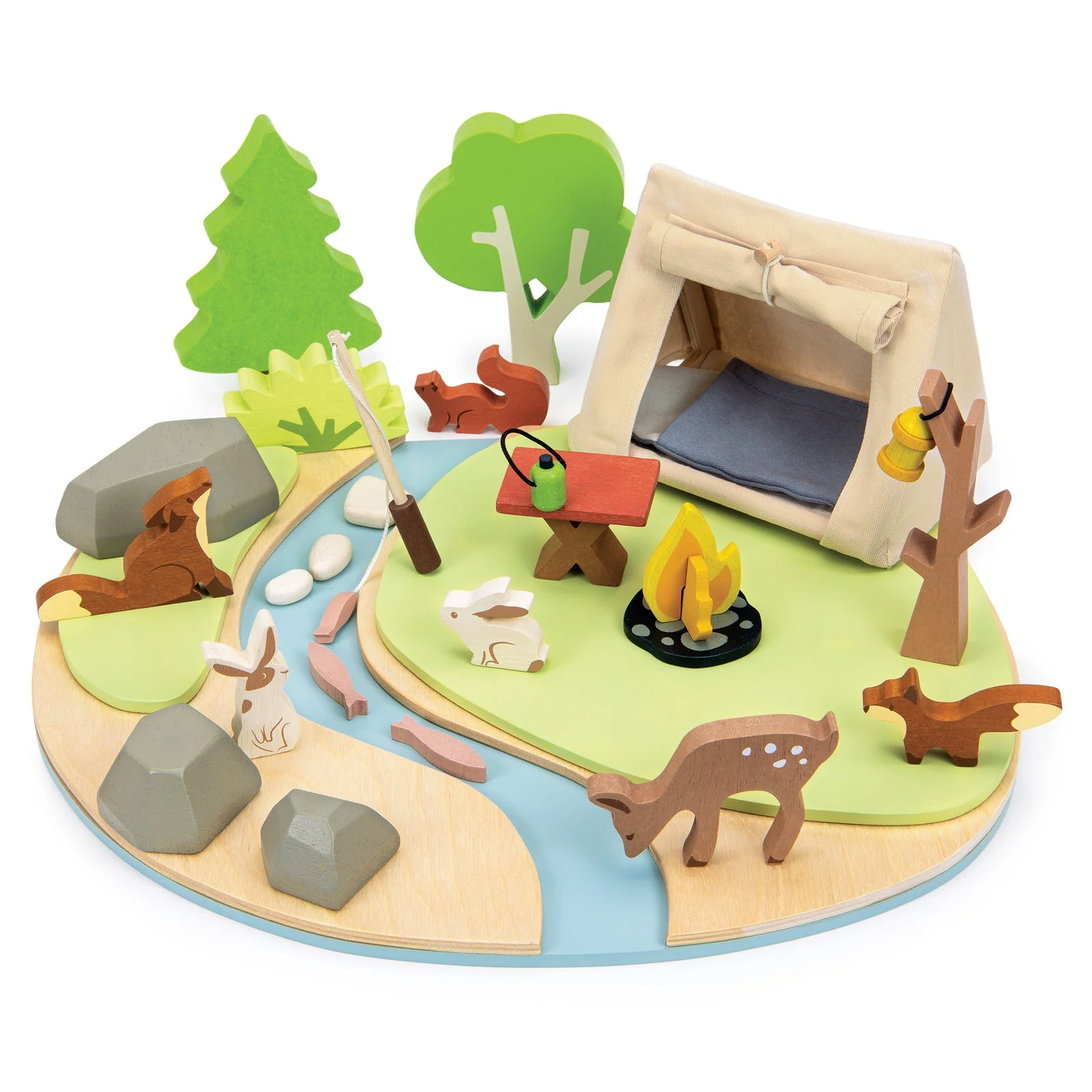 Tender Leaf Toys Wildlife Camping Playset β manufacturer product photo