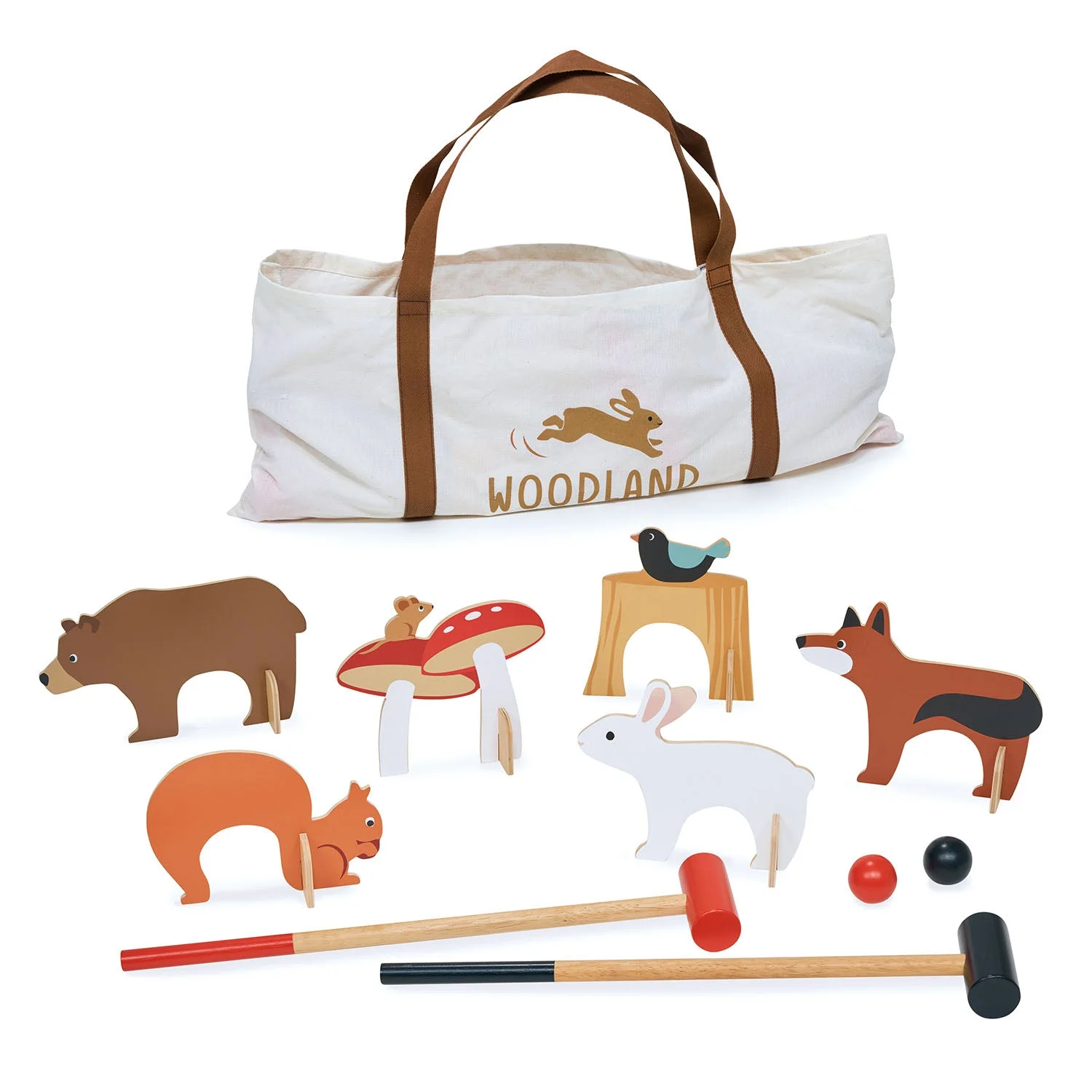 Tender Leaf Toys Woodland Indoor Croquet Set — manufacturer product photo