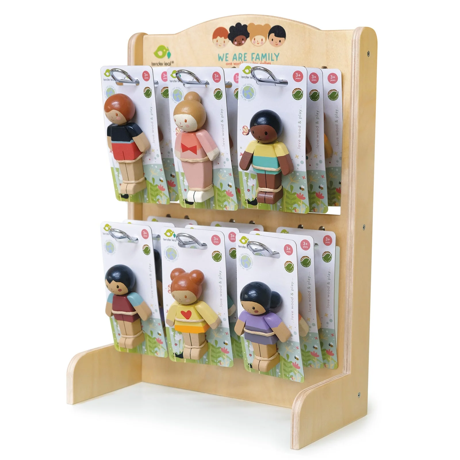 Tender Leaf Toys We Are Family Doll Shelf β manufacturer product photo